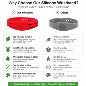 Fabricante de Pulseras RFID de Silicona al por Mayor, 13.56MHz <span class=keywords><strong>NFC</strong></span> HF, Impermeables, Ajustables, de Goma, con Logotipo Personalizado - Product Image 2