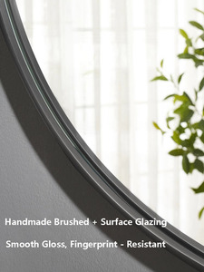<span class=keywords><strong>Espejo</strong></span> de Baño Moderno con Marco de Acero Inoxidable 304 y Diseño Irrompible - Product Image 5
