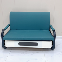 Sofá Cama Plegable Compacto de 1.28 m de Ancho Personalizable - Ahorro de Espacio para Apartamentos Pequeños y Oficinas