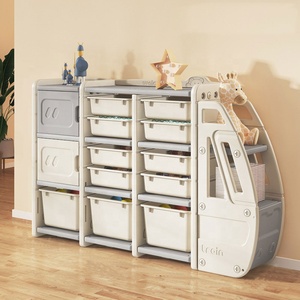 Meuble d'angle personnalisable, en plastique, grande taille, amovible, pour enfants, armoire, rangement de jouets, chambre à coucher, 1 pièce - Product Image 1