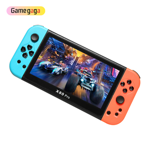 Console de jeu portable X X80 Pro, écran HD 7 pouces 1024*600, 16 Go intégrés, plus de 1000 jeux classiques, sortie TV HD, multifonctionnelle, portable - Product Image 5