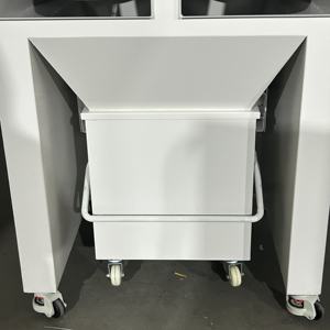 Kolektor debu Jet Nadi vertikal ringkas | Ekstraktor debu bengkel portabel dengan laci debu untuk penanganan bubuk - Product Image 5