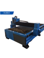 Máquina de Corte por Plasma CNC de Gran Escala AceBest ACE-1530 con Motor Paso a Paso, Potencia de 100A-200A, Voltaje de 380V/220V, 1 Año de Garantía