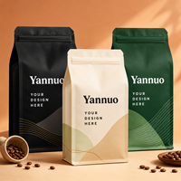 Bolsa de Café Personalizada, Mate, de 8oz, 12oz, 16oz, Bolsa de Café de 500g, Bolsas de Café Trilaminadas Premium con Válvula