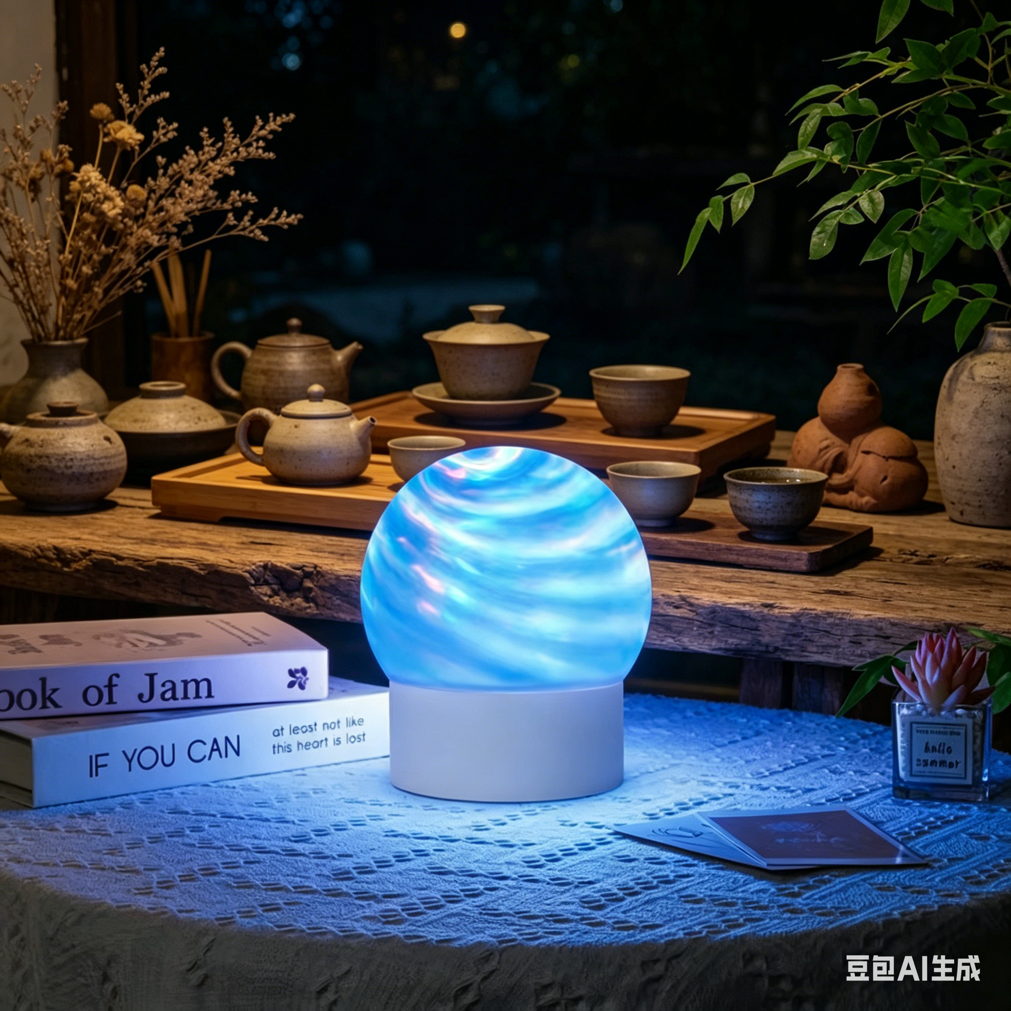 Cute RGB Night Light Starry Atmosphere Lamp Wireless LED Lamp 3D Illusion Light Live Light Art Bedside Lamp Colorful Room Decor