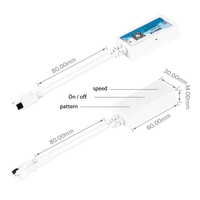 Controlador LED SP611E Aplicación de música de diente azul para WS2811WS2812 Tira de luz LED direccionable IR38 Teclas DC5V 12V 24V Multicolor