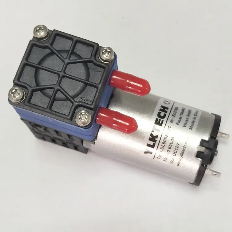 Bomba de microdiafragma sin aceite, mini bomba eléctrica de líquido, sin mantenimiento, DL600EEDC