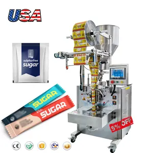 Offre Spéciale USA Machine d'emballage automatique de bâton de sucre de sel Machine d'emballage de compagnon de café pour bâton de sucre