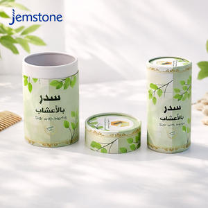 Emballage en tube cylindrique en carton kraft biodégradable pour shampoing, lotion, sérum, thé, avec logo personnalisé - Product Image 5