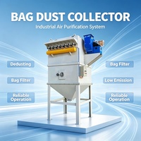 Système de filtration à sacs industriel à jet pulsé pour la purification des poussières dans les usines d'extrusion de briques d'argile
