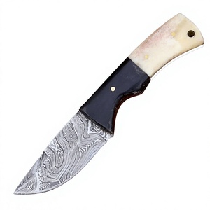 Cuchillo de Hoja Fija de Acero de Damasco, Cuchillo de Caza para Exteriores, Logotipo OEM Personalizado, Venta al por Mayor, Cuchillos de Hoja Fija Hechos a Mano de Grado Industrial - Product Image 6
