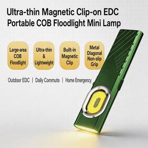 Linterna de Trabajo Magnética COB, Ultrafina, Portátil, Mini Linterna con Clip para Bolsillo, para Emergencias, Rescate y Uso Diario - Product Image 2