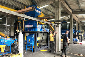 Broyeur de pneus usagés, machine de recyclage des pneus pour produire de la poudre de caoutchouc, <span class=keywords><strong>prix</strong></span> - Product Image 6