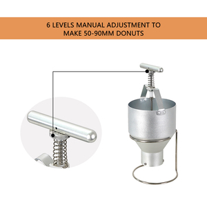 Opération facile à une main Distributeur à main <span class=keywords><strong>pour</strong></span> beignets <span class=keywords><strong>Gaufrier</strong></span> <span class=keywords><strong>pour</strong></span> beignets Petite machine à presser les gâteaux de forme ronde - Product Image 4