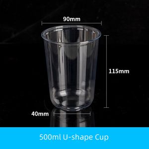 Usine En Gros 90 mm 12 oz Clair Café Glacé Boisson Froide Tasses Avec Sip Couvercles Gobelets En Plastique Jetables Avec Couvercles - Product Image 6