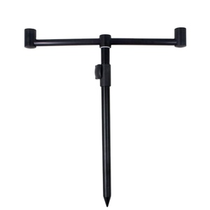 Bâton de banque extensible pêche à la carpe réglable en aluminium Bankstick Pole Rest pour alarme de morsure - Product Image 1