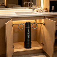Système de filtration d'eau à une seule étape sous l'évier, filtre à eau au charbon actif pour résidences et hôtels