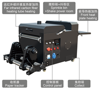 Xinyan A3 Shaker Machine DTF Imprimante Four Poudre Secouant Machine Horno De Impresora DTF