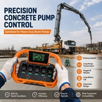 Télécommande industrielle TYC236 à variation continue et nivellement à une touche pour camion pompe à béton 12V 24V IP67 NOMI