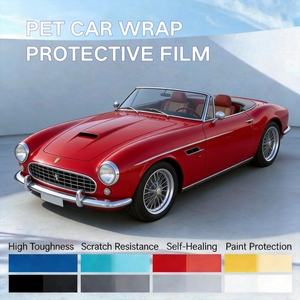 <span class=keywords><strong>Película</strong></span> para Cambio de Color de Automóviles, Material de PVC y PET, Revestimiento de Vinilo para Carrocería, Protección de Pintura con Función Antiarañazos - Product Image 1
