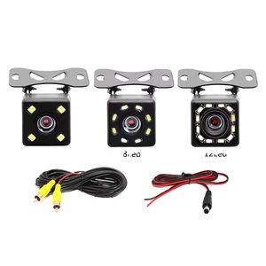 AHD 480P ראיית לילה IP68 עמיד למים 170 מעלות זווית רחבה מצלמת גיבוי מסלול דינמי עם 4LED 8LED 12LED - Product Image 1