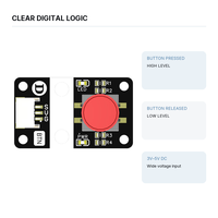 Module de bouton-poussoir numérique, interrupteur tactile momentané, module électronique pour kits de développement Arduino STEM