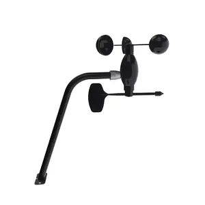 Capteur intégré de vitesse et de direction du vent en alliage d'aluminium polycarbone émetteur <span class=keywords><strong>girouette</strong></span> petit anémomètre de station météo - Product Image 5