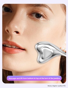 ลูกกลิ้งทำน้ำแข็งทำจากสเตนเลสทำจากไซโรสำหรับนวดยกกระชับผิวหน้า - Product Image 4