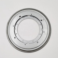 Drehbarer Drehteller Lazy Susan Rotierender Plattenspieler aus Aluminium legierung mit rundem Esstisch Glatte Dreh platte Hardware 9''