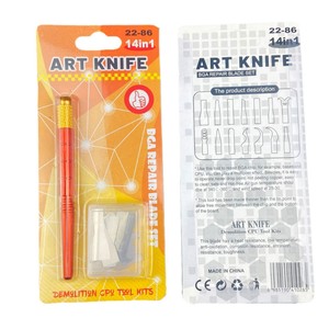 Art Knife 14in1 Bga Repair Blade Set For Cpu Mobile Phone Computer Laptop Repair Tools Stainless Steel Made In China - Product Image 5