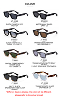 Lunettes de soleil carrées souples personnalisées avec logo rétro Partagas, protection UV400, pour hommes