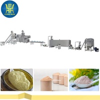 Machine automatique de fabrication de porridge instantané pour bébés, de farine de riz, de poudre nutritionnelle et de ligne de production d'aliments pour bébés