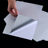 Fournisseur d'étiquettes adhésives en gros, papier autocollant synthétique blanc en PP pour imprimante laser