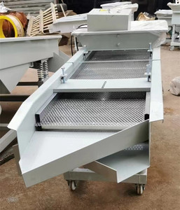 2-lớp cassia Hạt giống sạch tuyến tính rung sàng máy rung Ngô lúa mì và gạo tách thiết bị màn hình - Product Image 6