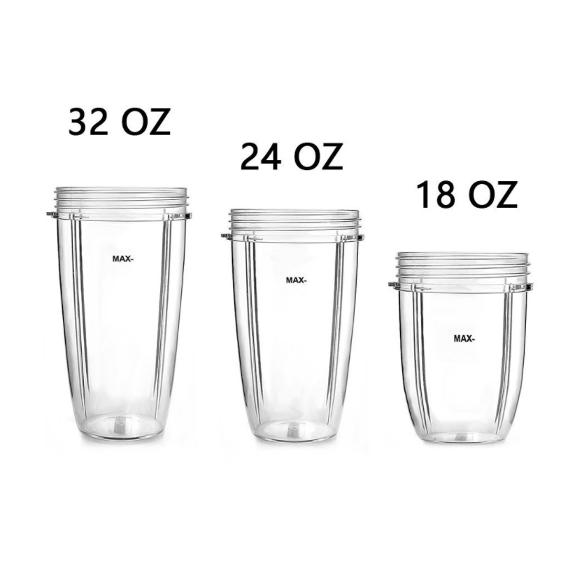 Запчасти для блендера, пластиковая чашка, запчасти для миксера Nutri, запчасти для соковыжималки, чашки 18 унций/24 унции/32 унции, запчасти для блендера