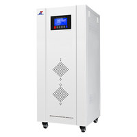 Stabilisateur de tension automatique triphasé 80KVA 100KVA 120KVA 380V avec servomoteur AVR LCD pour usage industriel et médical
