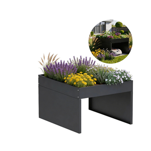 <span class=keywords><strong>Abri</strong></span> de <span class=keywords><strong>jardin</strong></span> multifonctionnel en métal et bois pour tondeuse à gazon robotisée résistante aux intempéries, pour l'arrière-cour - Product Image 4