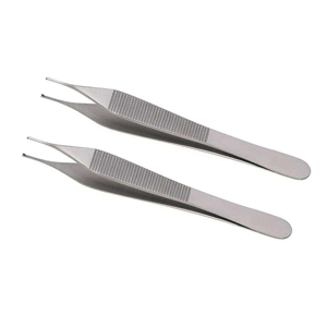 Nuevas Pinzas Quirúrgicas de Alta Calidad en Oferta, 12cm y 15cm, 1x2 Dientes, Acero Inoxidable - Product Image 1