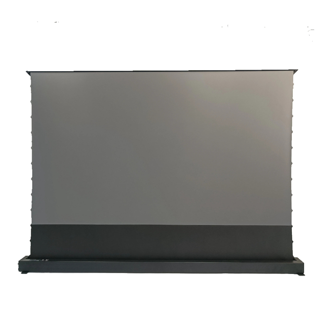 100 Inch CBSP Motorized Floor Rising Projection Screen with Remote for Ultra Short Throw Laser Projector