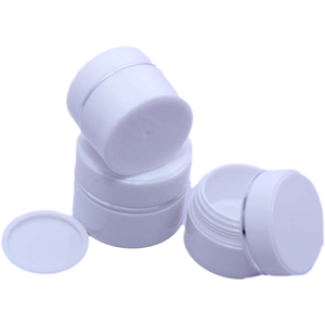 Made in China superior quality white thickened wall cosmetic packaging plastic cream jar