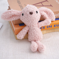Porte-clés Lapin en Peluche Mignon Bouclé, Mini Lapin en Peluche à Longues Oreilles, Breloque de Sac, Porte-clés Animal en Peluche Doux, Vente en Gros pour Cadeau Enfant