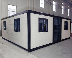 30Ft 40Ft 20Ft ภาชนะสำเร็จรูปแบบขยายได้, บ้านเหล็กน้ำหนักเบาพับได้ภาชนะเหล็กอเนกประสงค์สำหรับบ้าน - Product Image 1