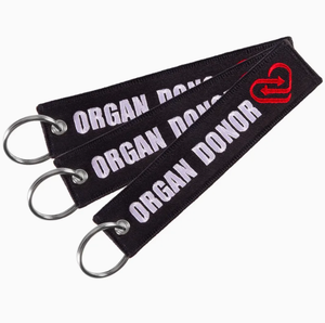 Personalized <strong>Custom</strong> Embroidered Keychain Woven Motorcycle Flight Label Brand Jet Tag Fabric Air Tag for Car Gifts Promotion Use - Product Image 4