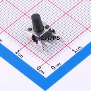 BX-TS-26-669ZJ Tactile Switch Through hole Component (THT),6x6mm Switch Single Pole Single Throw Round Button 2.6N Through Hole - Product Image 1