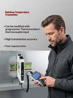 Pemancar Suhu PT100 Termometer Resistansi Termokopel Modul Akuisisi Isolator Output Konversi Sinyal OHR-M22