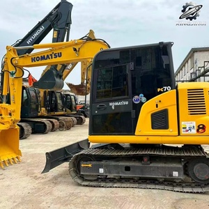 Used Komatsu70 MiniCrawler Excavator 7Ton 0.4m³<b>Bucket</b> Original Japan Brand <b>Small</b> Construction Excavator Low Hours Good Condition - Product Image 2