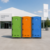 Remorque de toilettes mobiles avec douche, évier et climatiseur pour location événementielle