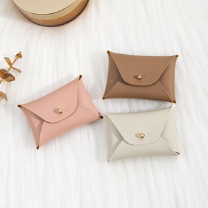 Pouch Jewelry Storage Bag 7x5cm <b>Envelope</b> Shape Leather Ring Packaging <b>Gift</b> <b>Box</b> - Product Image 5