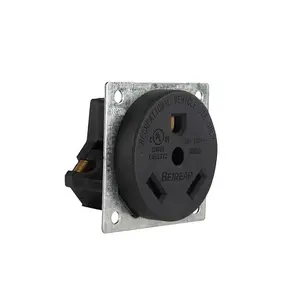 Manufacturer wholesale 30A/125V Flush Mount Power Outlet Electrical Wall Socket Receptacle for Industry