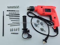 Coffret d'outils très demandé pour mécanicien, 28 pièces, avec têtes de meulage, perceuse électrique et kit de jardinage